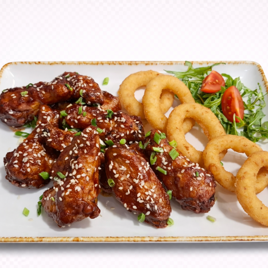 Бъфало пилешки крилца по Американски